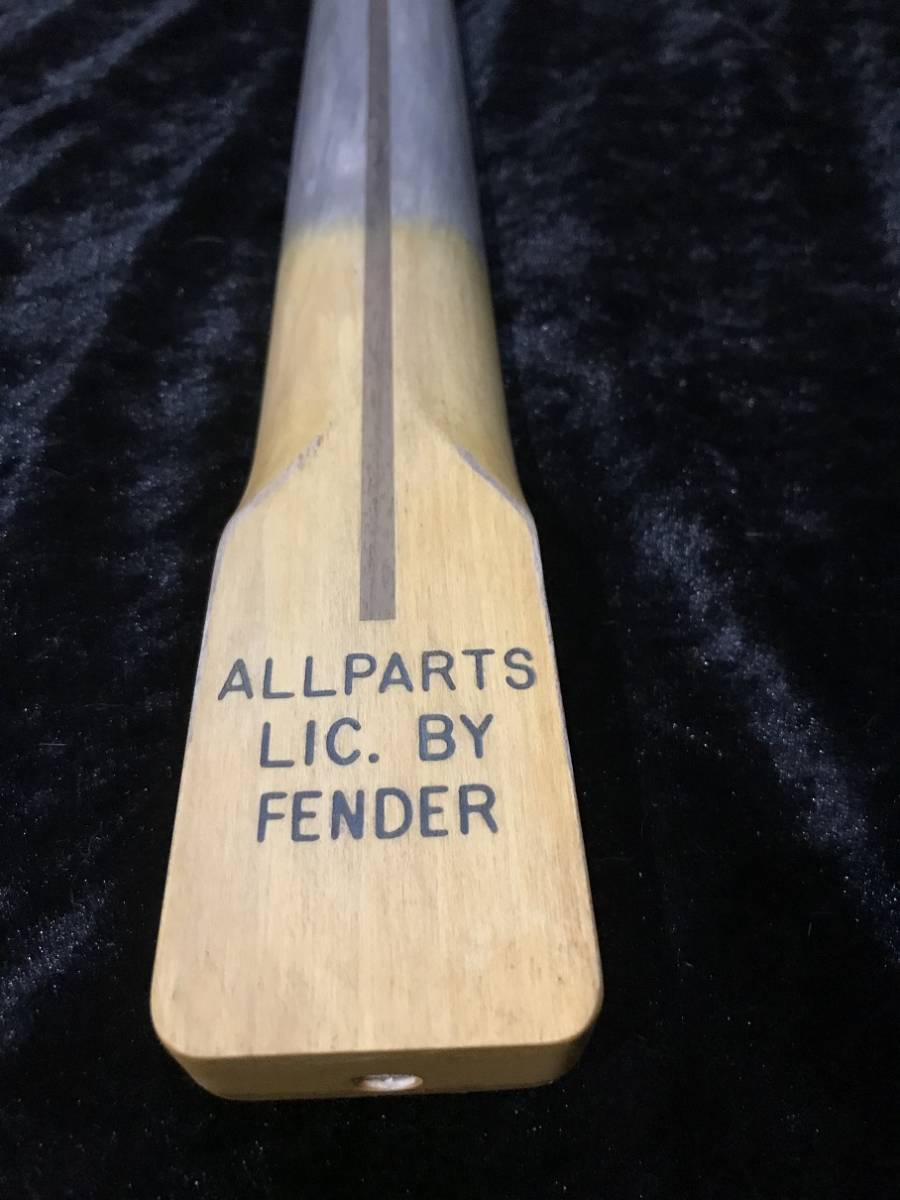 ALLPARTS製Fenderフェンダーテレキャスター 9.5C レリック加工　メイプル　ヴィンテージ ギターネック_画像5