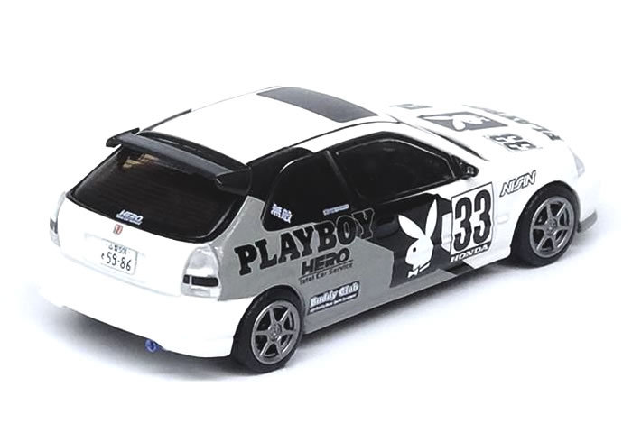 1/64 ホンダ シビック TYPE-R (EK9) PLAYBOY No.33 (IN64-EK9-PB)_画像3