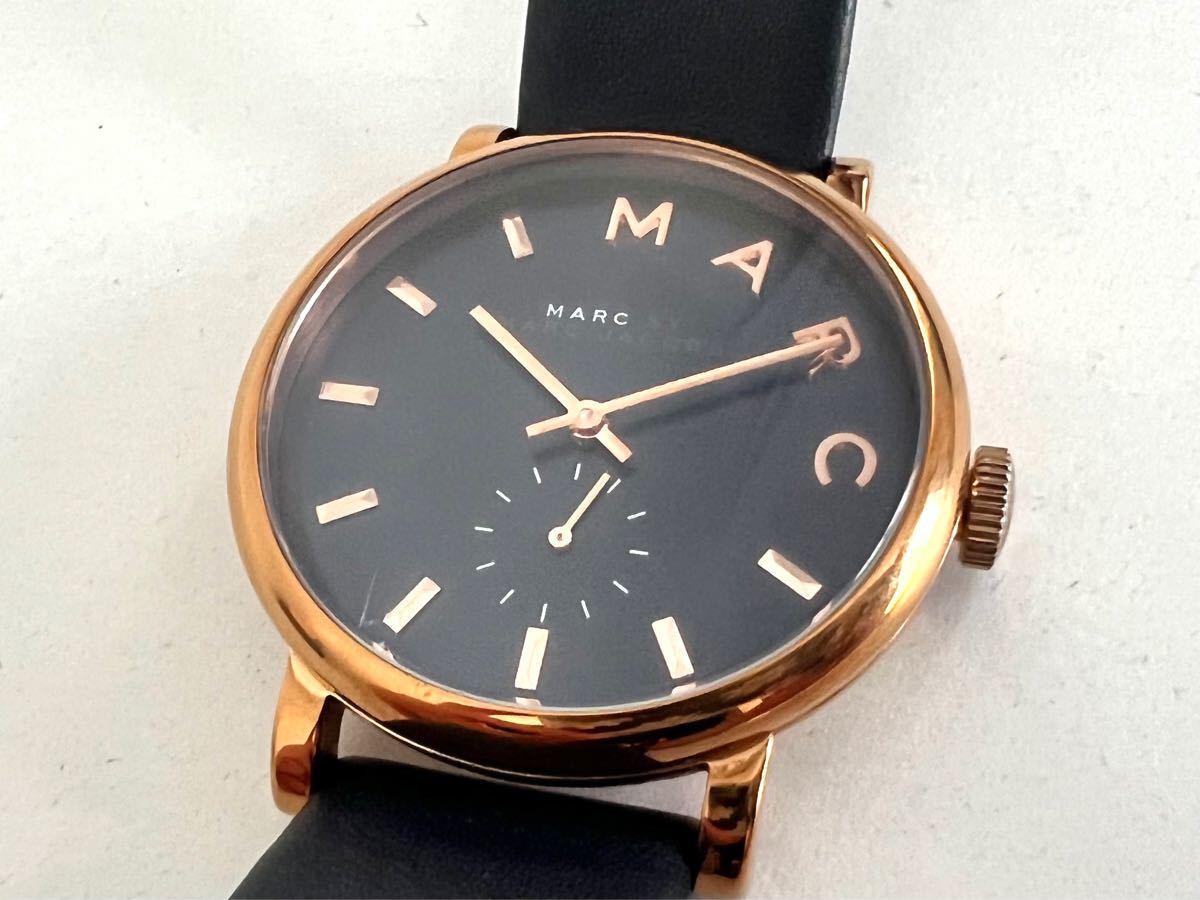 マークバイ マークジェイコブス 腕時計 MBM1329 ブラックレザー MARC BY MARC JACOBS クォーツ 