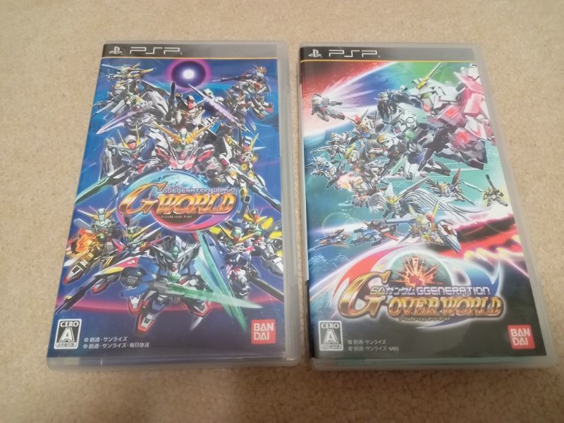 PSP SDガンダム ジージェネレーション ワールド／オーバーワールド 2本セット Gジェネレーション　中古