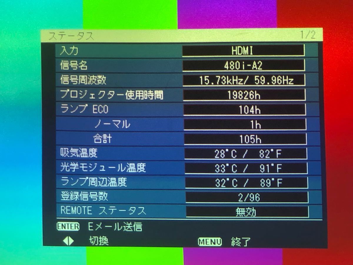 Panasonic プロジェクター　pt-dw530 4000lルーメン　HDMI 2画面投影可能　日本製