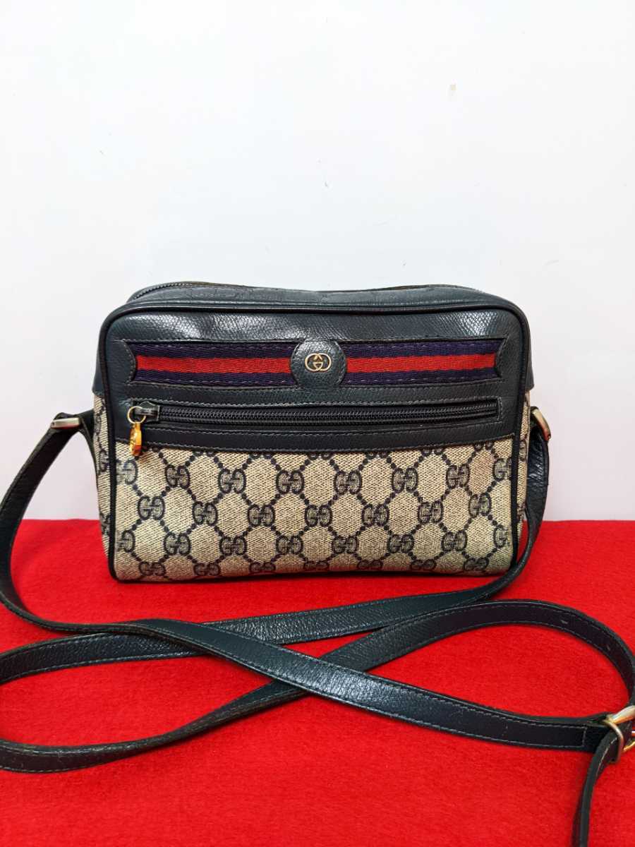 良品 極希少!Gucci シェリーライン ビンテージショルダーバッグ