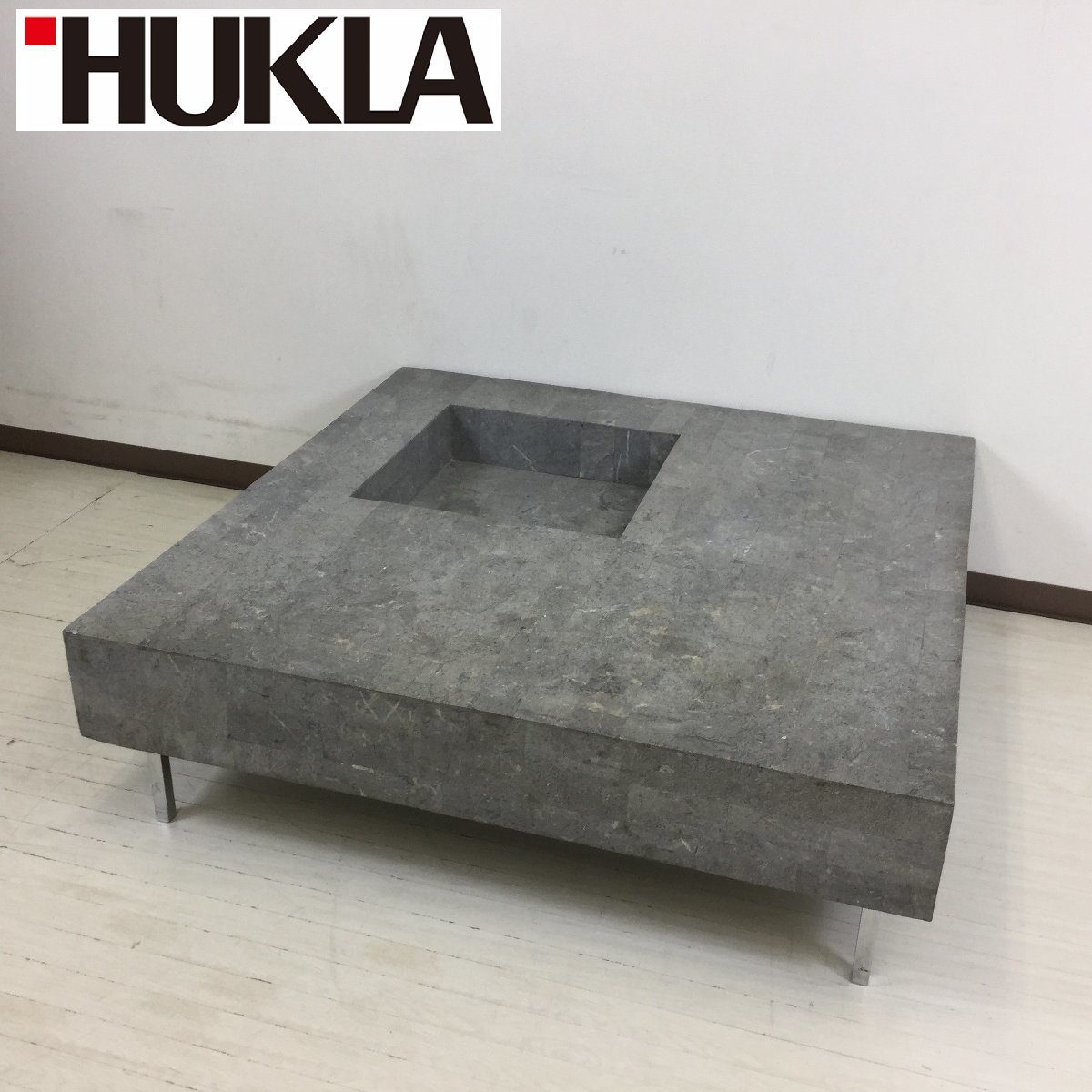 定価18万円☆HUKULA フクラ ELT001-1010 GS スクエアセンターテーブル