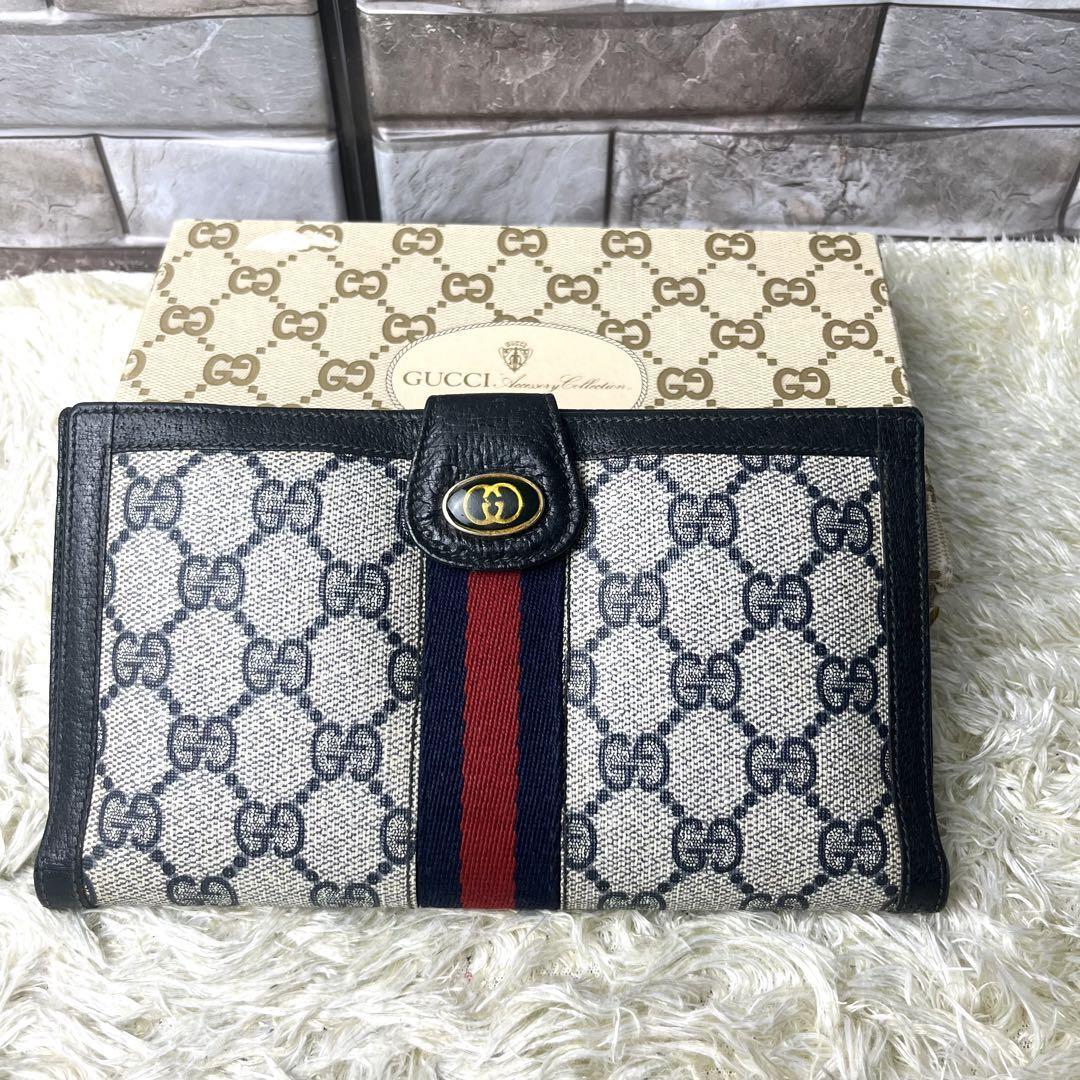 期間限定キャンペーン GUCCI グッチ 長財布 シェリーライン