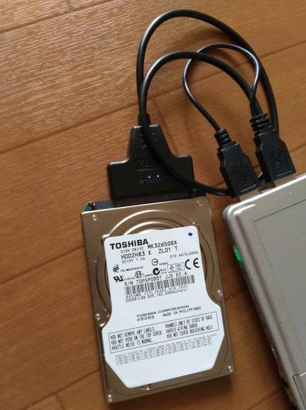 2.5 HDD / SSD ケーブル　2WAY　SATA接続　USB2.0/1.1対応 【新品】