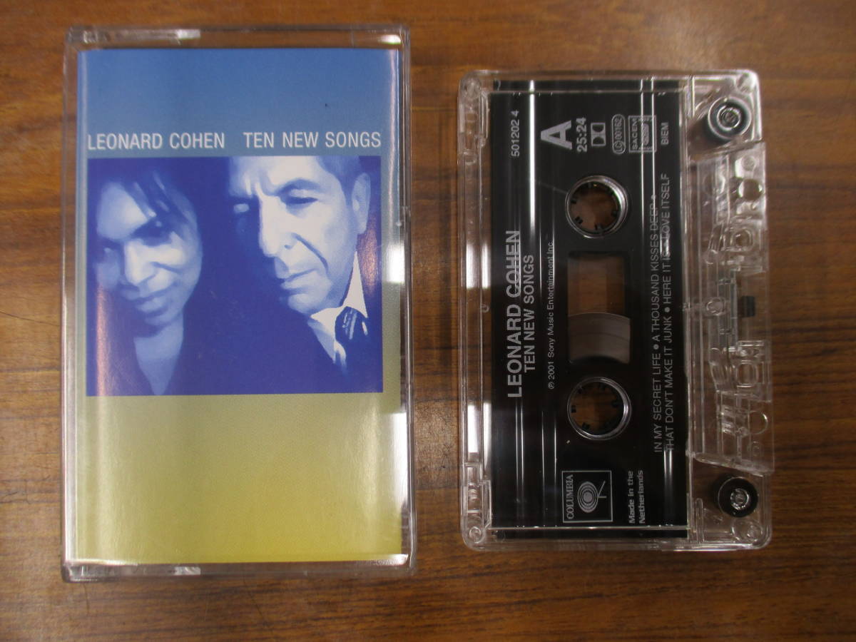 S-2770【カセットテープ】Europe版 / LEONARD COHEN Ten New Songs / 501202 4 レナード・コーエン テン・ニュー・ソングズ cassette tape