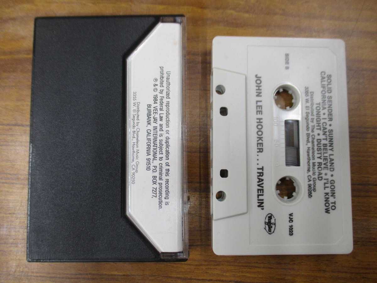 S-2816【カセットテープ】US版 / JOHN LEE HOOKER Travelin' / VJC 1023 / ジョン・リー・フッカー / cassette tapeの画像2