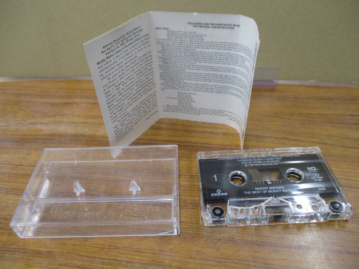 S-2818[ cassette tape ]US version / MUDDY WATERS The Best Of Muddy Waters / CHC-9255 till .* water z/ cassette tape