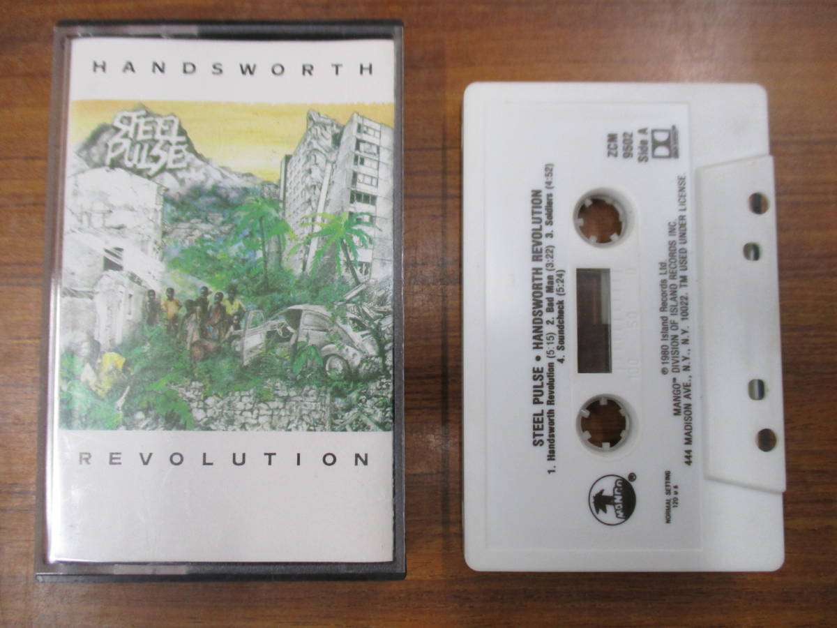 S-2824【カセットテープ】US版 / STEEL PULSE Handsworth Revolution / ZCM-9502 / スティール・パルス 平等の権利 cassette tape REGGAE_画像1