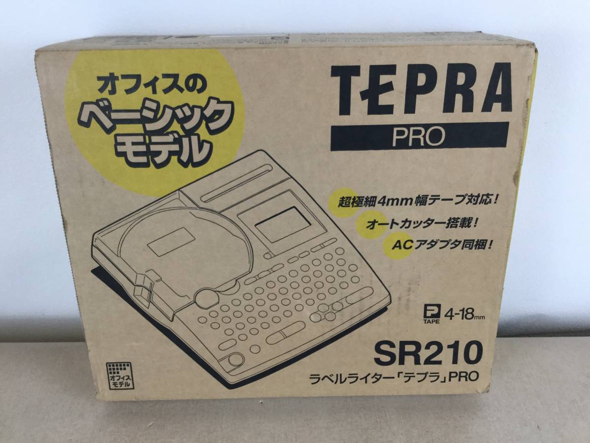 T6924☆KING JIM/キングジム/TEPRA PRO/テプラ プロ/LABEL WRITER/ラベルライター/SR210/テープカートリッジ付属_画像8