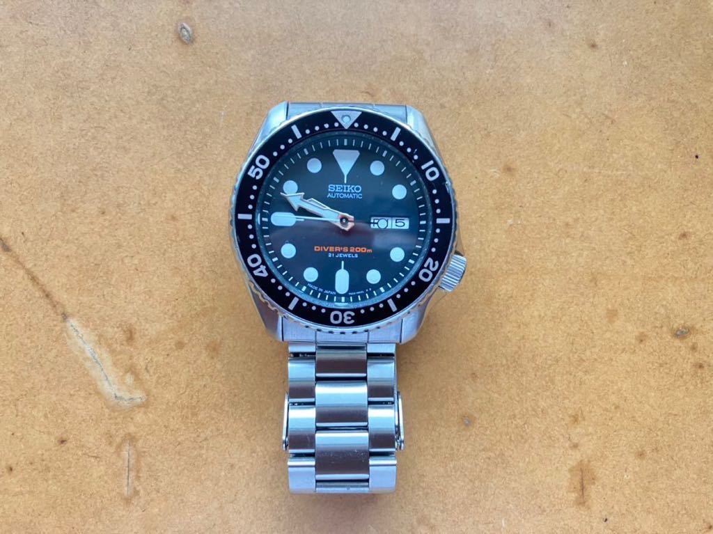 美品 ダイバーズ セイコー ブラックボーイ skx007j レア 日本製seiko