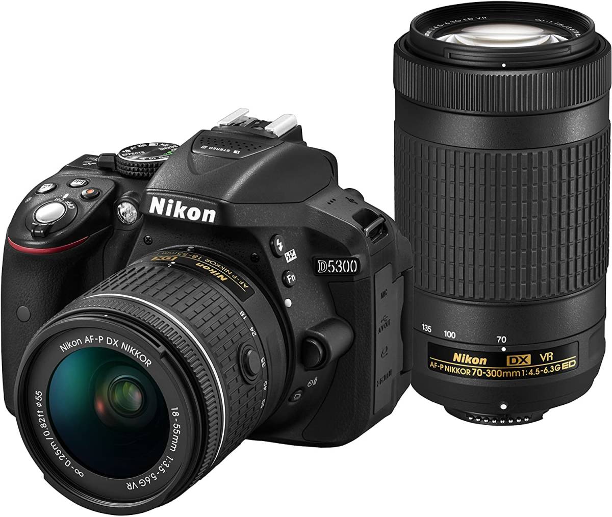 Nikon デジタル一眼レフカメラ D5300 AF-P ダブルズームキット