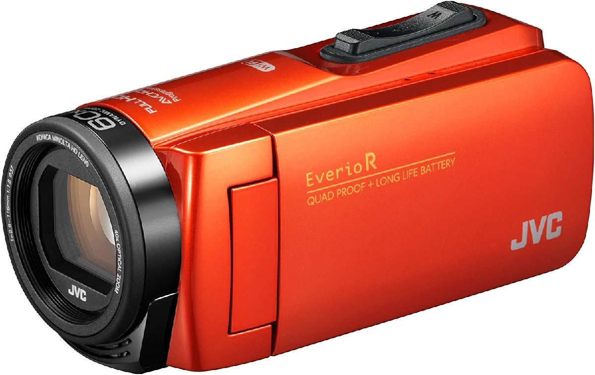 JVCKENWOOD JVC ビデオカメラ Everio R 防水 防塵 Wi-Fi 64GB内蔵メモリー (中古品)
