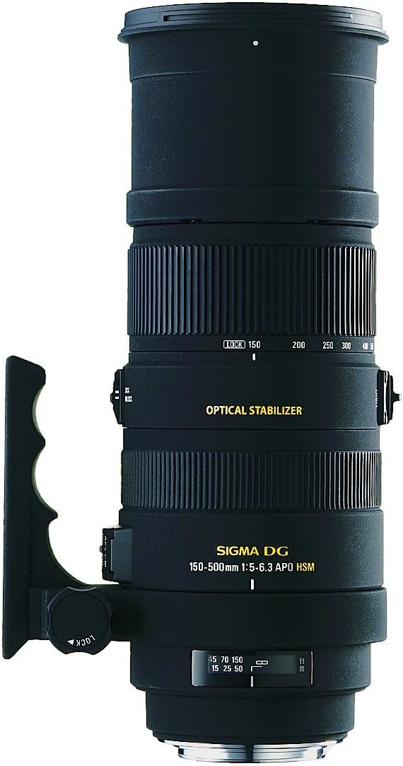 SIGMA 超望遠ズームレンズ APO 150-500mm F5-6.3 DG OS HSM キヤノン用 フ (品)