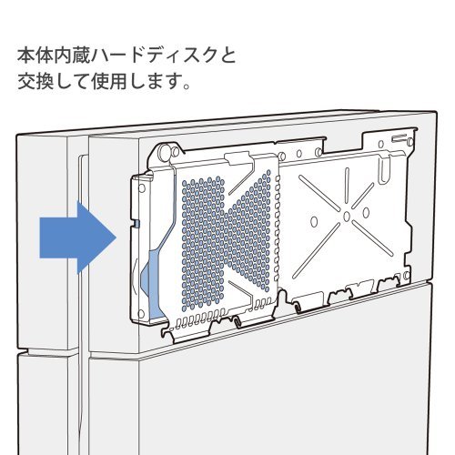 CYBER ・ 2.5インチ内蔵型ハードディスク ( PS4 用) 【1TB】_画像4