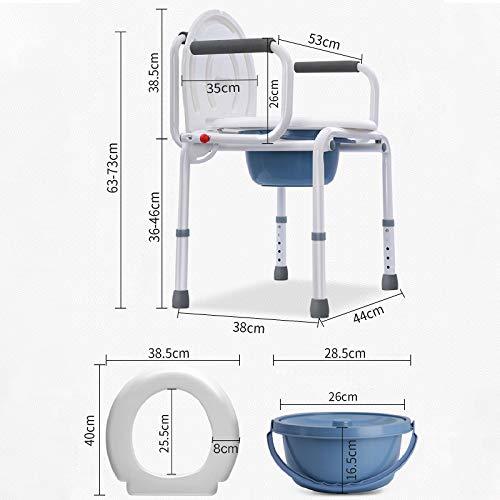 Botthorse portable toilet height adjustment possibility simple toilet seat nursing for toilet seat with cover 