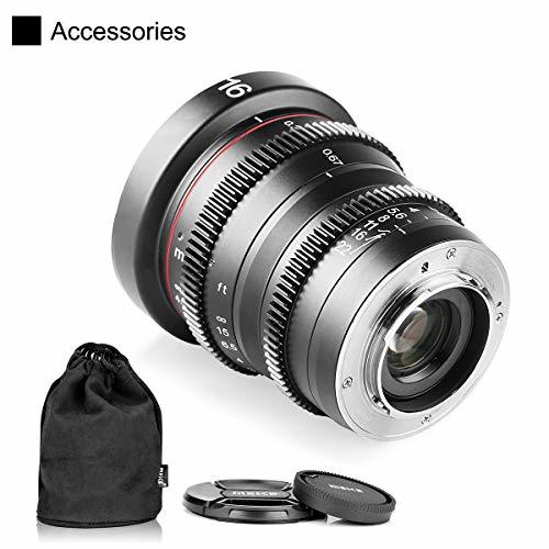 Meike 16mm t2.2 大口径マニュアルフォーカスプライムミニシネマレンズ