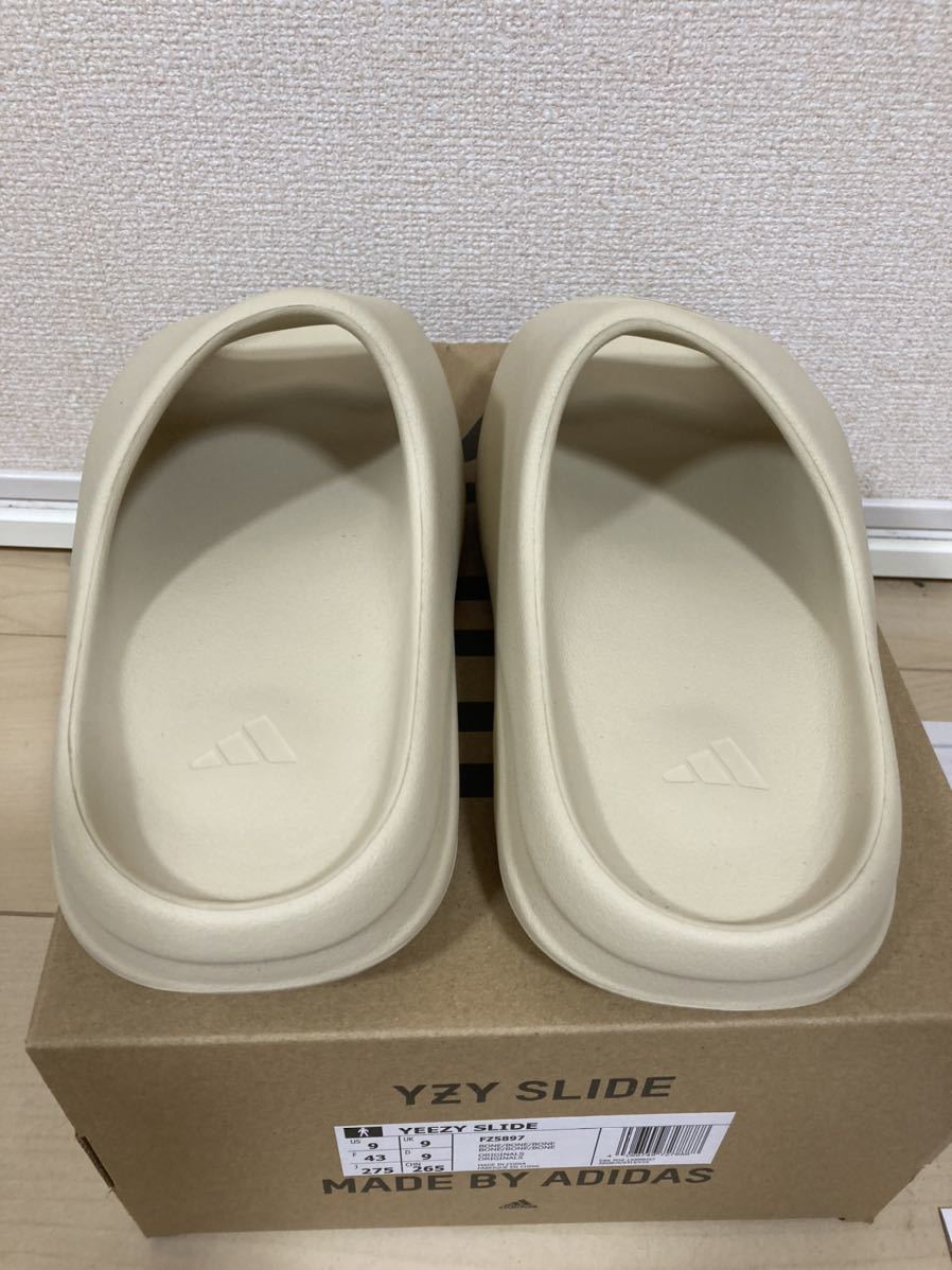 アディダスオンライン購入 新品 27.5cm■adidas YEEZY SLIDE BONE■アディダス イージースライド ボーン FZ5897 サンダル_画像5