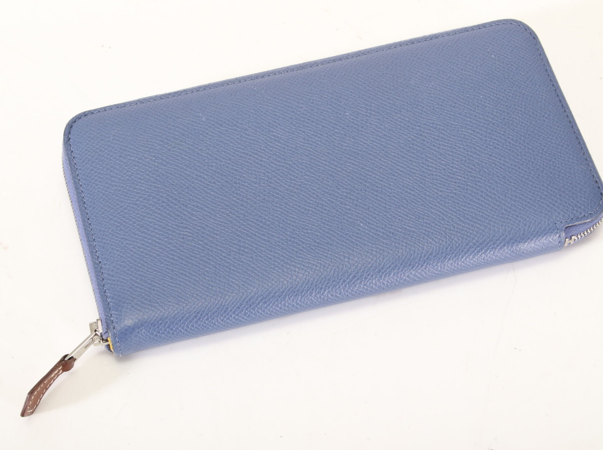 1円☆□極美品□エルメス□C刻印□アザップロング シルクイン□レザー