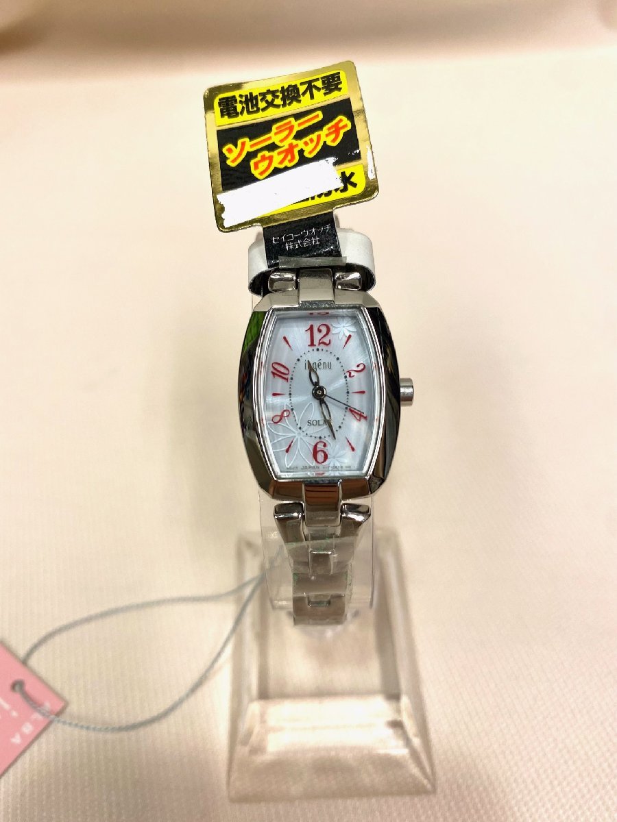 qow.YJU02 ALBA ingenu アンジェ－ヌ　SEIKO　腕時計　10気圧防水ソーラーウオッチ　AHJD059　定価\15100