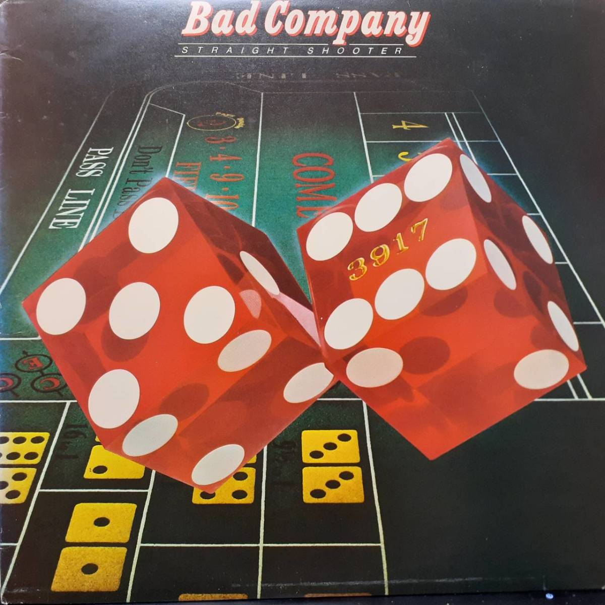  britain ISLANDo Rige LP!mato branch 1U!TML stamp!Bad Company / Straight Shooter 1975 year ILPS 9304 Boz Burrell(King Crimson) Paul Rodgers Free