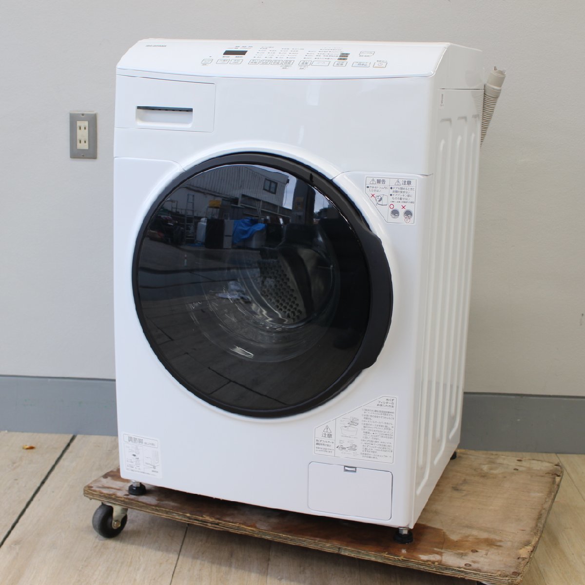 T228) ☆美品☆ アイリスオーヤマ ドラム式洗濯乾燥機 CDK832 2021年製