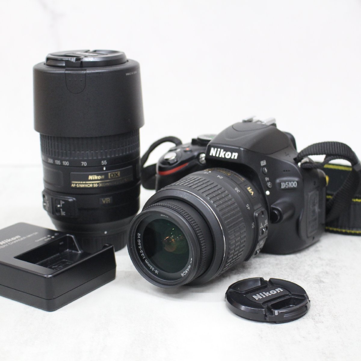 セール低価 Nikon - Nikon D5100 一眼レフカメラ(55-300mm望遠レンズ