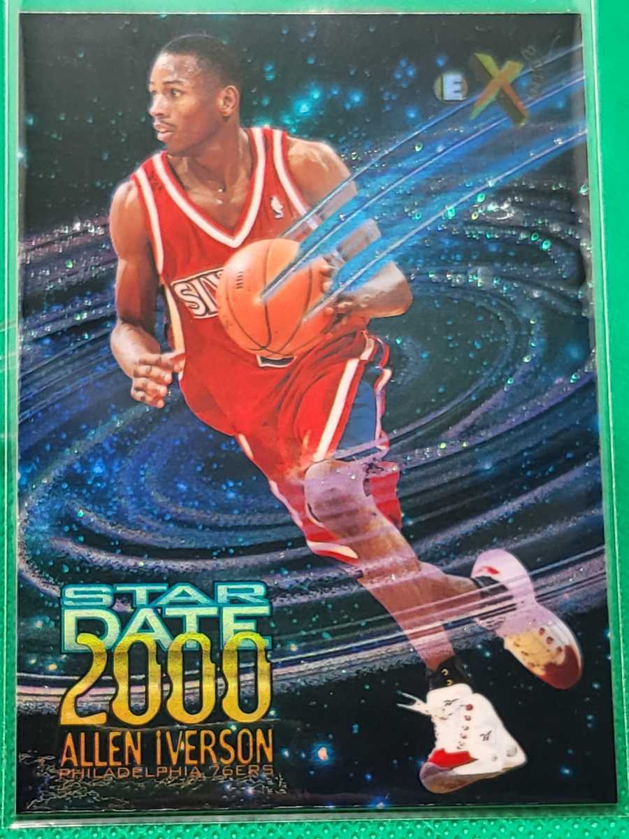 【レアRCインサート】Allen Iverson 1996-97 E-X2000 Star Date 2000 アレン・アイバーソン_画像1