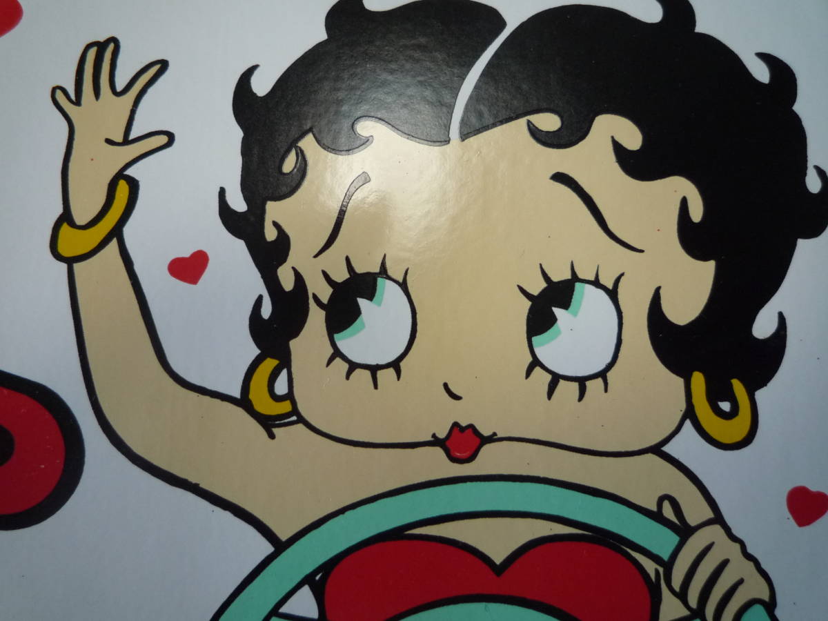 *betty boop. наклейка * [ руль ]