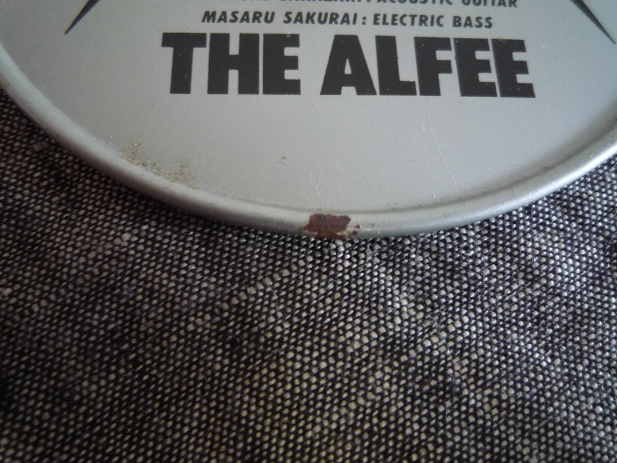 ★THE ALFEEのコースター★【2個セット】_サビ・汚れあり、ヒビ割れみたいな模様あり