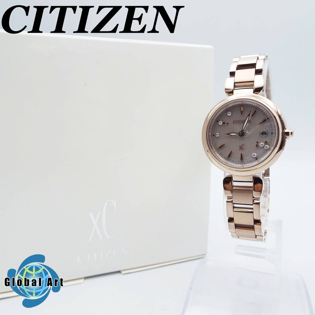 い08147【美品】CITIZEN シチズン/XC クロスシー/電波ソーラー