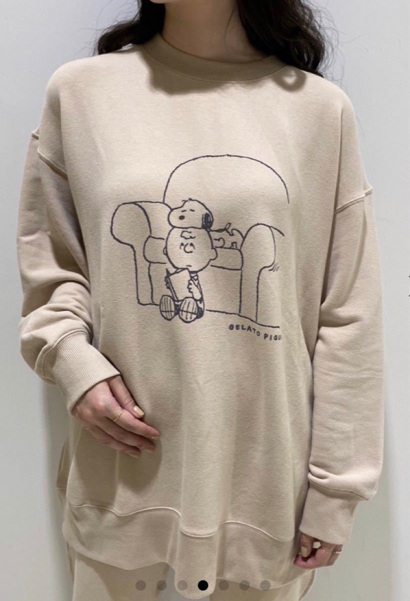 人気完売 新品未使用 ジェラートピケ PEANUTS 裏毛セットアップ