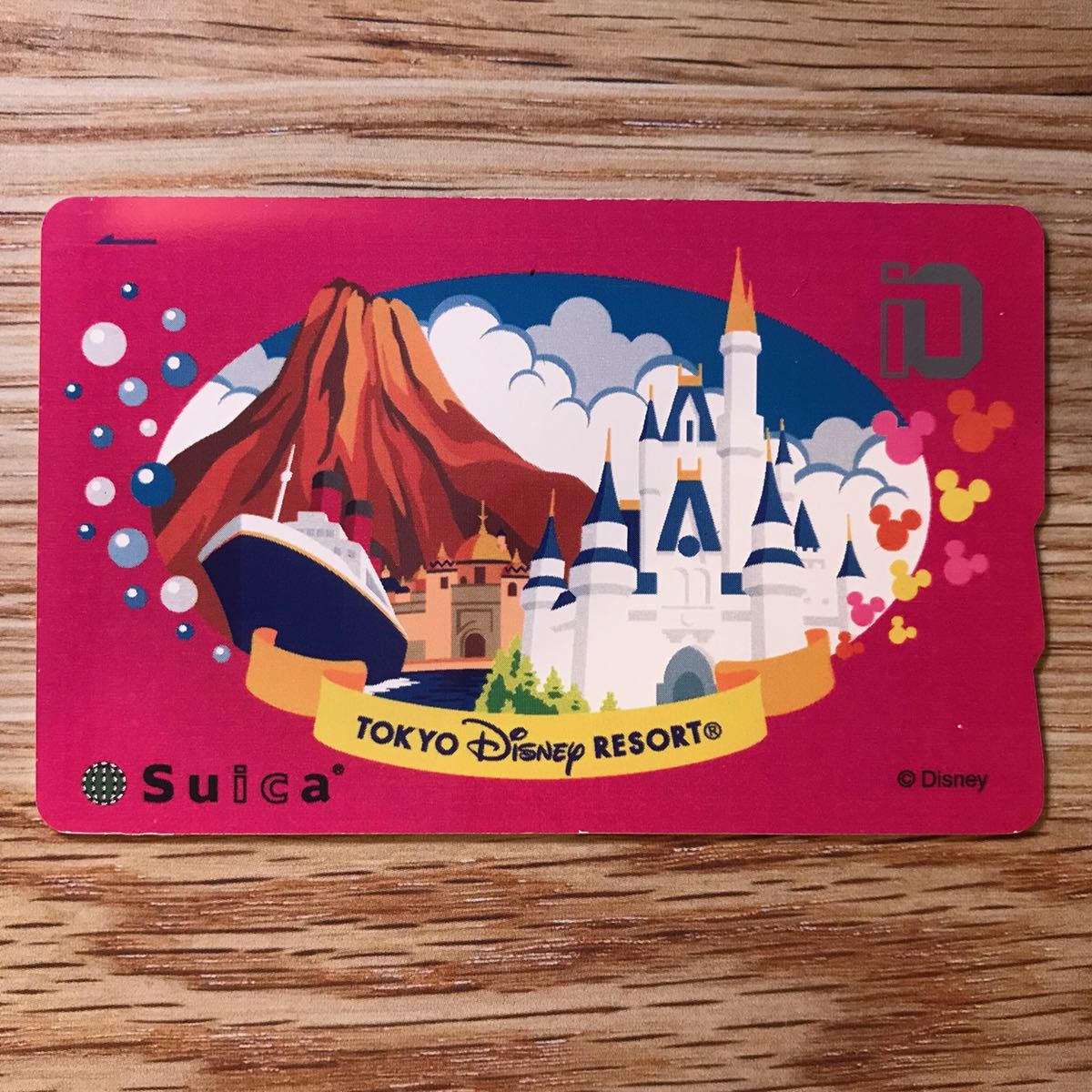 Disney Suica 使用可能 台紙付き-