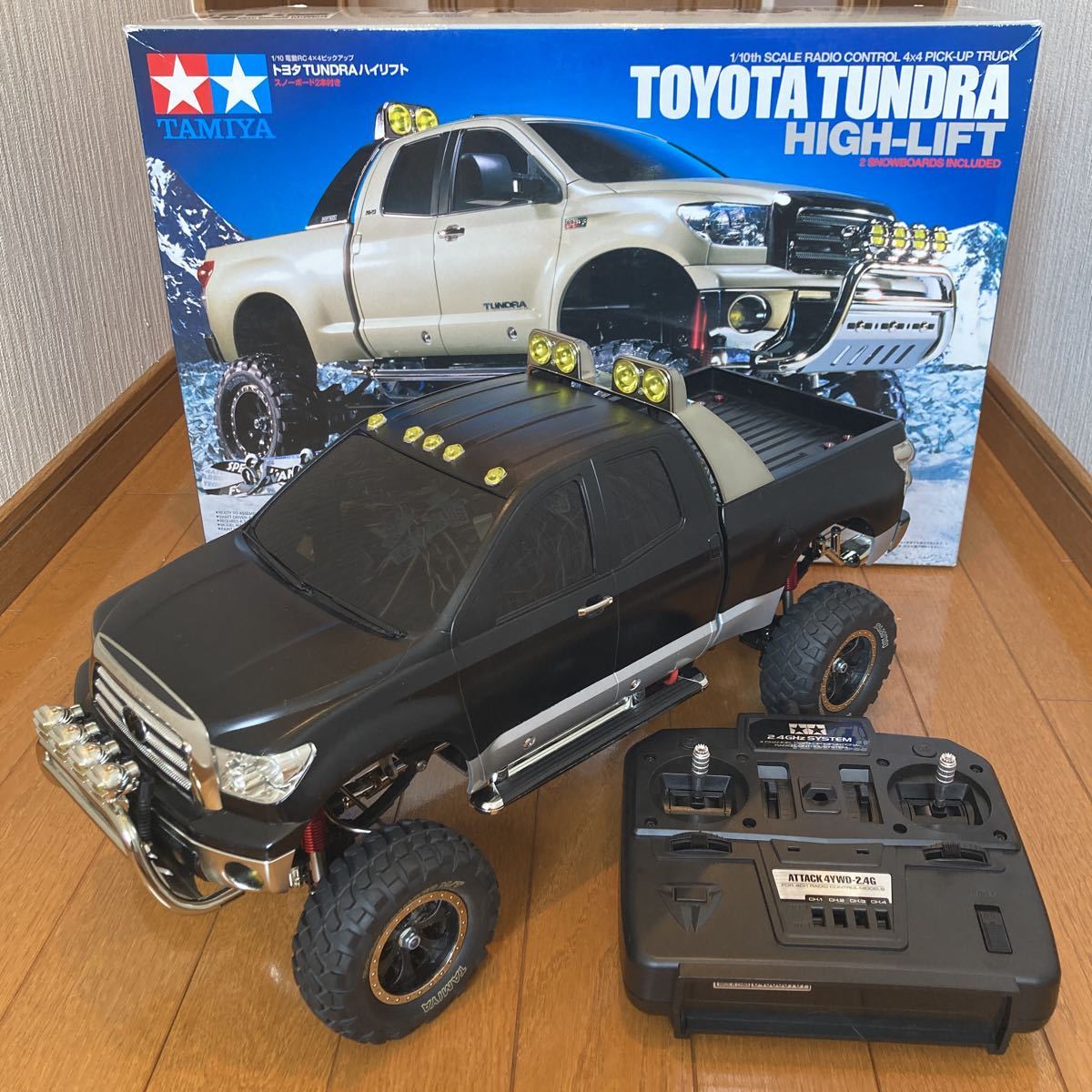 タミヤ 1/10電動RC トヨタ タンドラ ハイリフト 【フルオペ仕様】_画像1