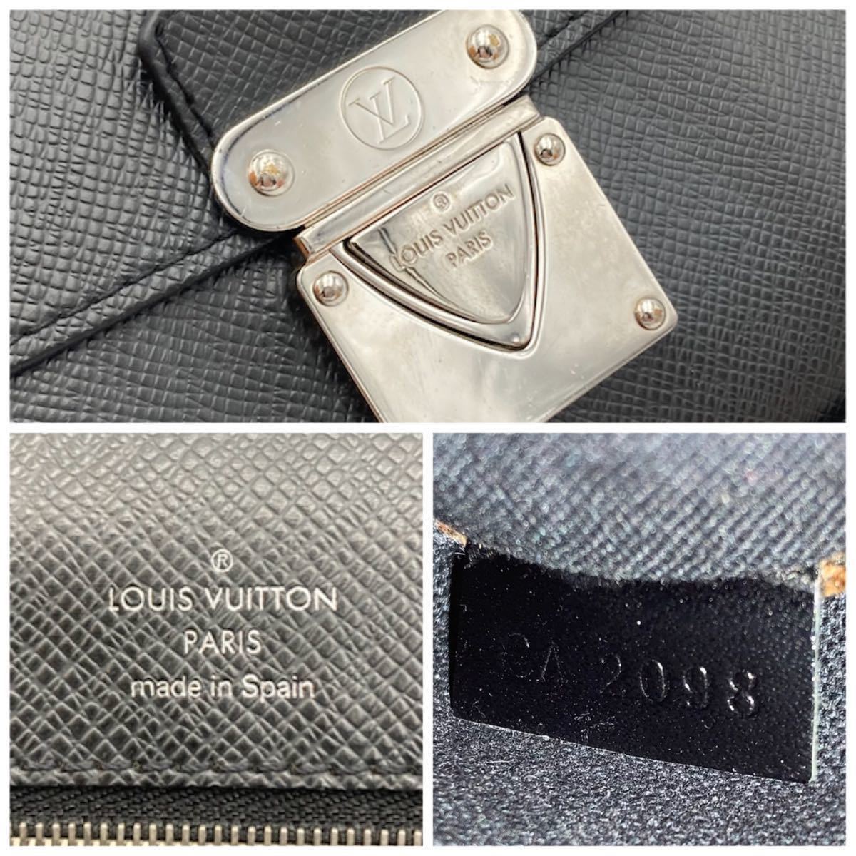 1円【美品】LOUIS VUITTON ルイヴィトン タイガ べライア クラッチ