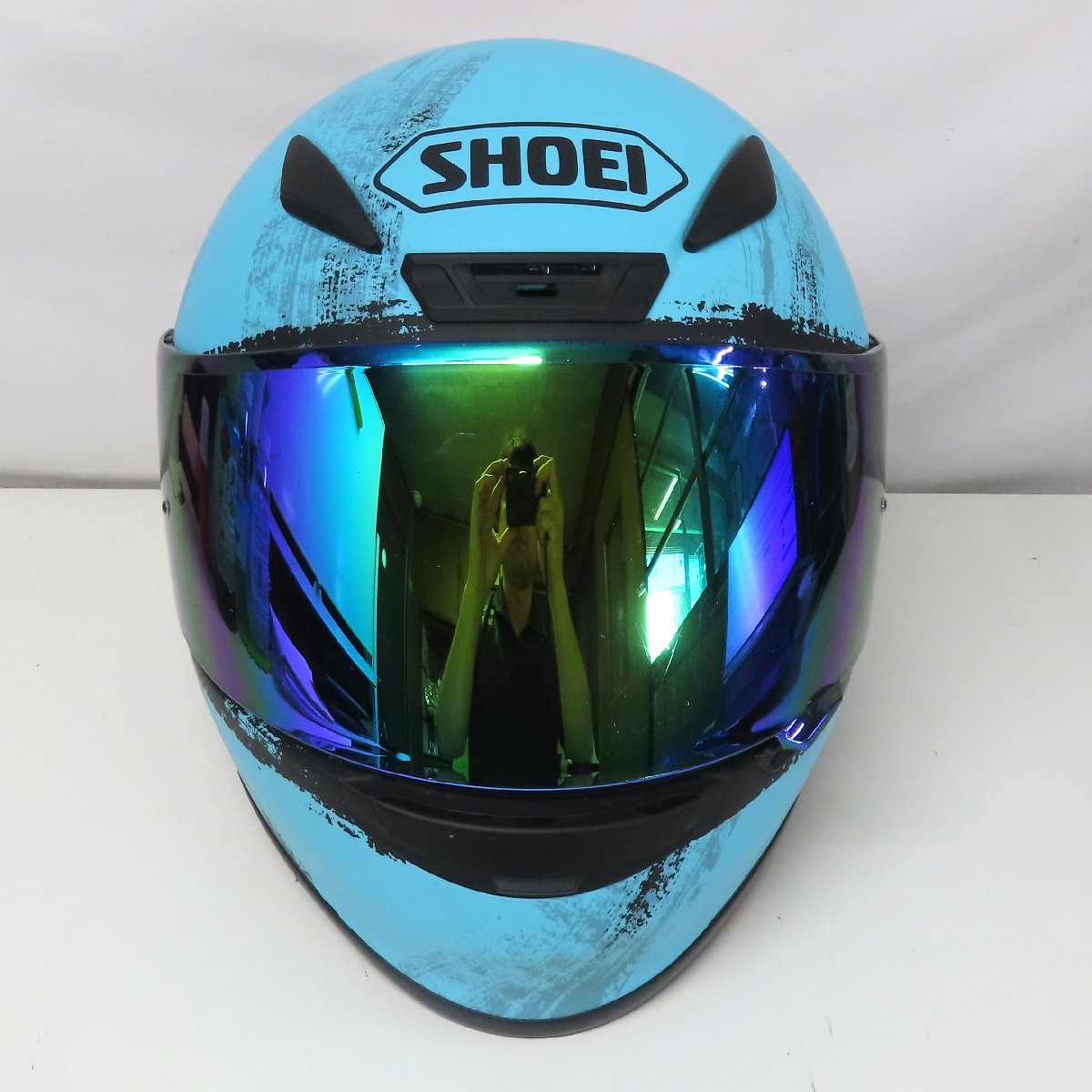 【中古美品】SHOEI ショウエイ Z-7 SHOREBREAK ショアブレーク フルフェイスヘルメット Lサイズ バイク 二輪 オートバイ ツーリング 人気_画像6