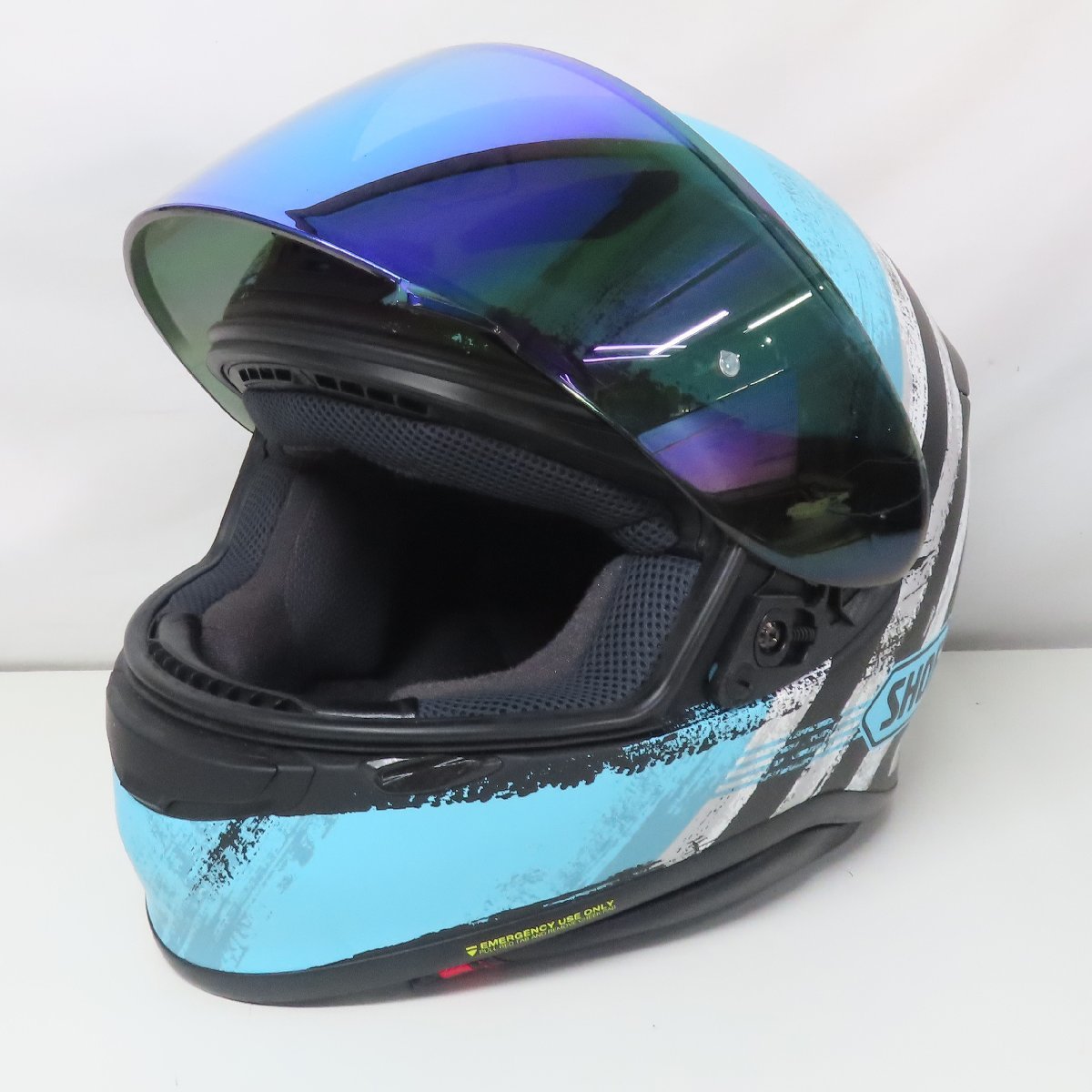 【中古美品】SHOEI ショウエイ Z-7 SHOREBREAK ショアブレーク フルフェイスヘルメット Lサイズ バイク 二輪 オートバイ ツーリング 人気_画像3