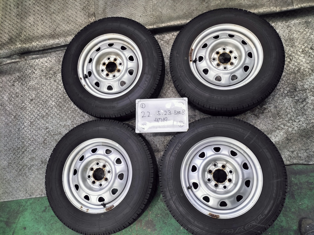商用バン TOYO 冬 2018年製 社外 14インチ マルチ ホイール 4本 14x5J 手測40 PCD100 114.3 4穴 ハブ径68 165 80R14 91 90N LT 送料無料新品 商用バン TOYO 冬 2018年製 社外 14インチ マルチ ホイール 4本 14x5J 手測40 PCD100 114.3 4穴 ハブ径68 165 80R14 91 90N LT 送料無料新品