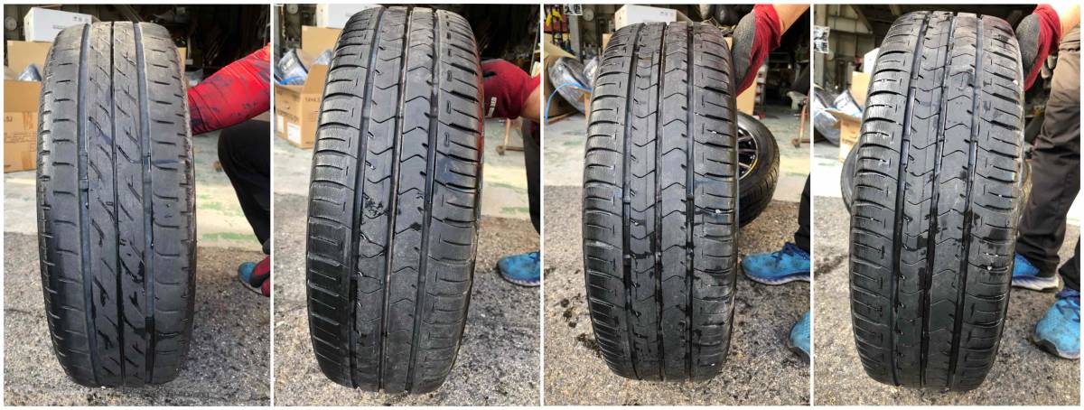 Nボックス タント など　ウェッズ レオニス CH 15×4.5J +45 4H100　ブリヂストン エコピア 165/55R15 17年製 18年製 19年製_画像6