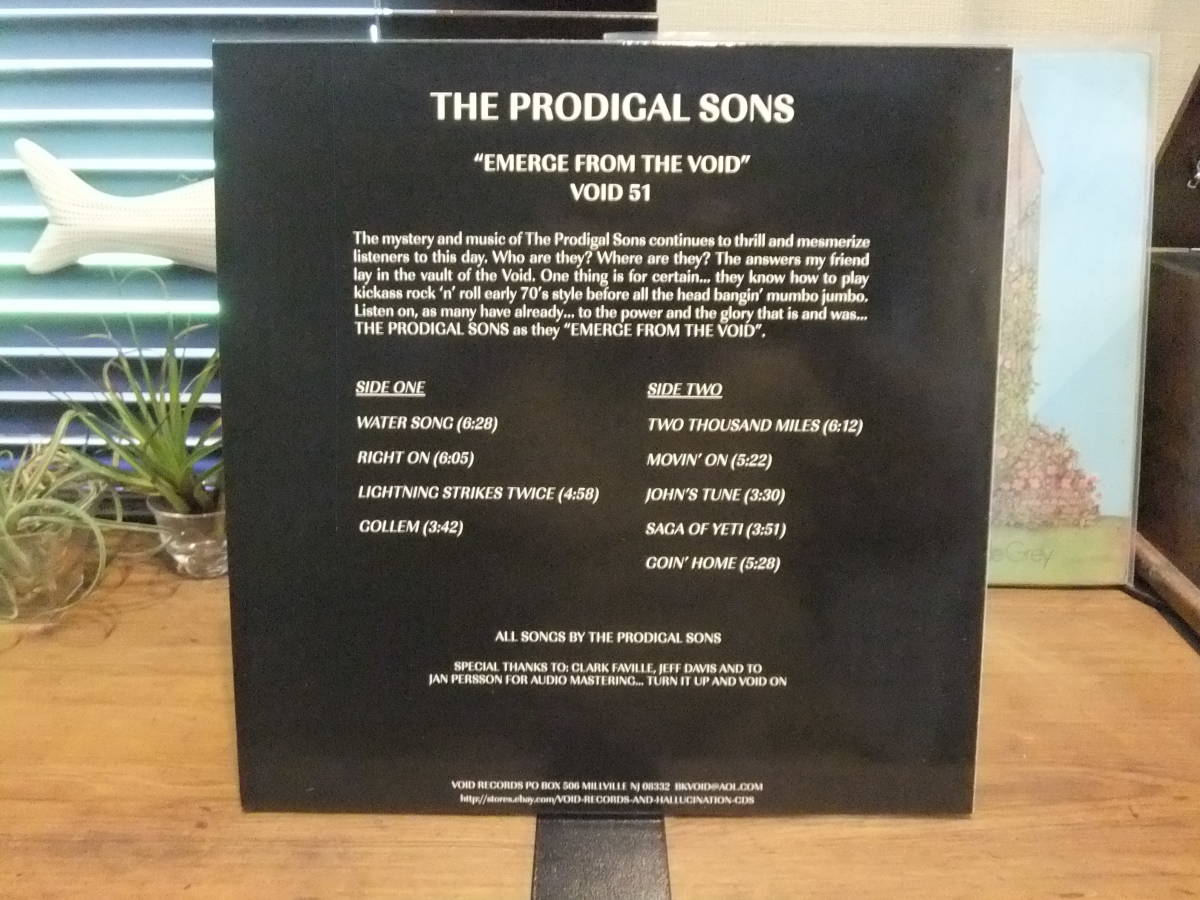 米 ヘヴィー・サイケ[Prodigal Sons/Emerge From The Void]71年、謎に満ちたバンド/プロト・メタル/ブラック・サバス Black Sabbath に近い_画像2