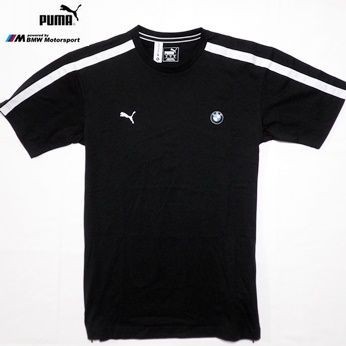 新品◆PUMA×BMW 半袖Tシャツ 半袖カットソー 黒 Mサイズ(US M)_画像1