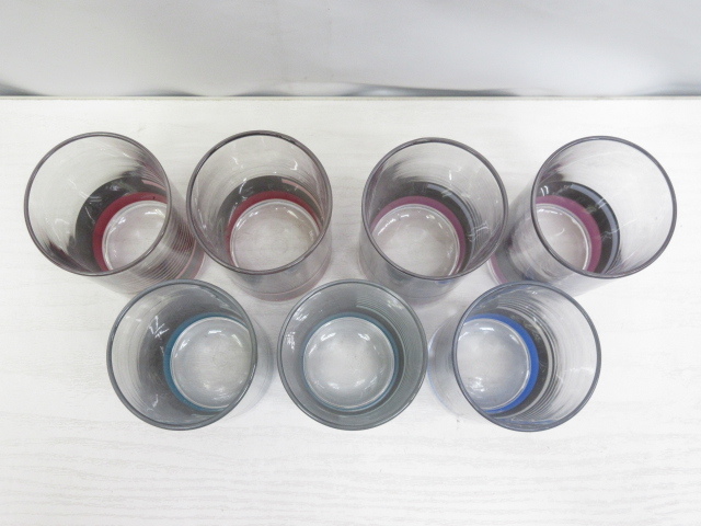 *YC5655 pierre cardin glass 7 customer set Pierre Cardin tumbler gala spade glass retro free shipping *