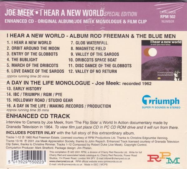 ■新品■Joe Meek ジョー・ミーク/i hear a new world(CD)_画像2