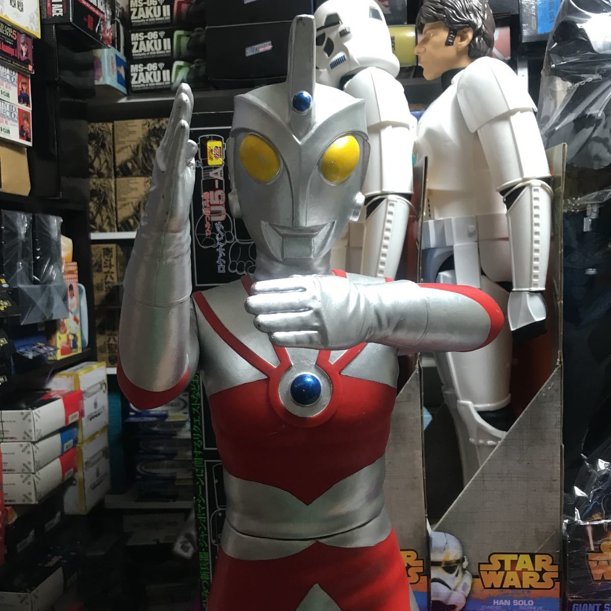 itgcc Ultraman Ace Ultraman A большой размер sofvi фигурка высота примерно 80cm в натуральную величину ... большой мощности фигурка ABC TOY