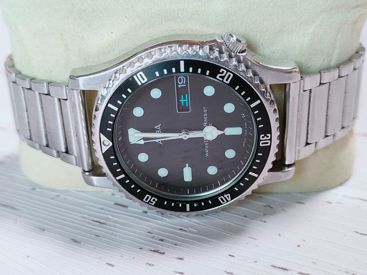 SEIKO ALBA QUARTZ DIVERS V348-6070 - メルカリ