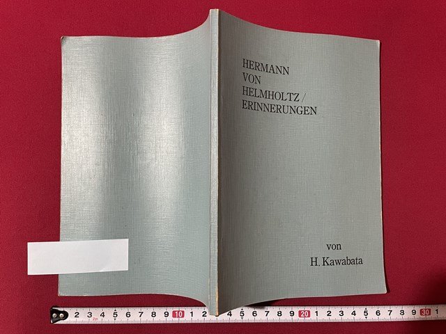 ｊ◎◎　古い書籍　HERMANN VON HELMHOLTS　ERINNERUNGEN　ドイツ語　外国語　長文読解/F30_画像1