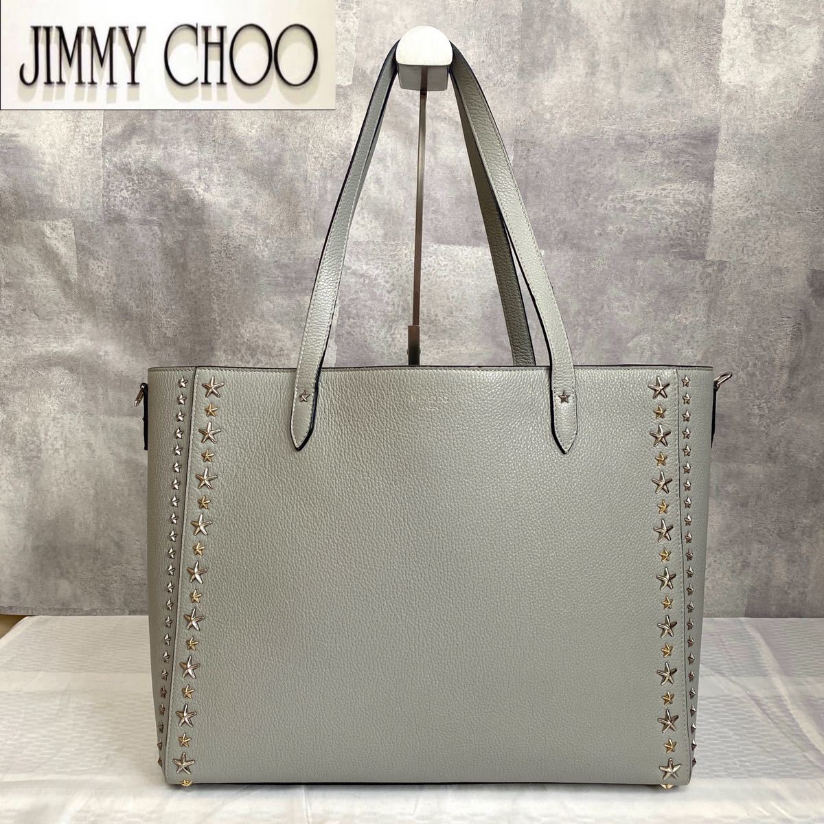 美品 定価217,800円 JIMMY CHOO ジミーチュウ DEELAN ハンドバッグ