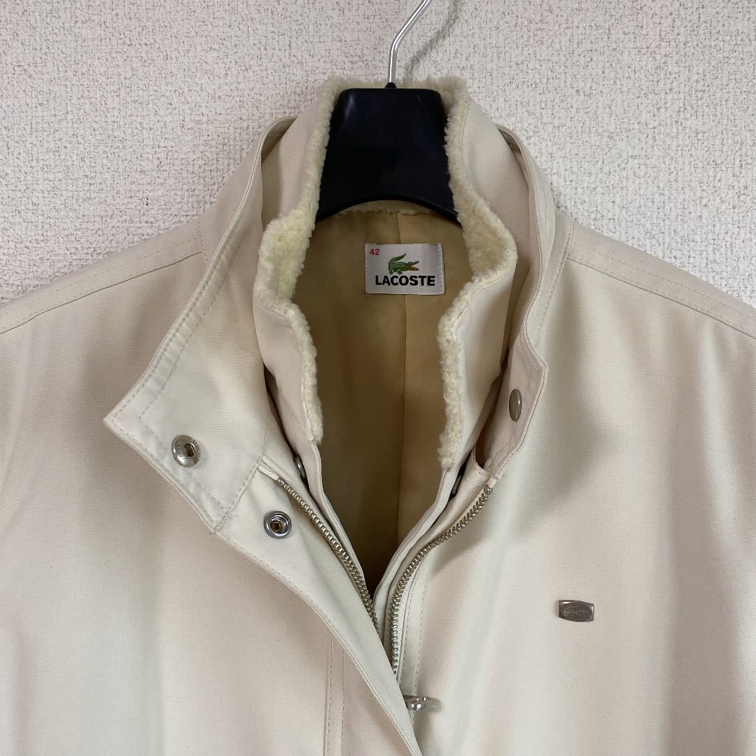 ラコステ ハーフ コート ジャケット 42 ライナー LACOSTE DMW