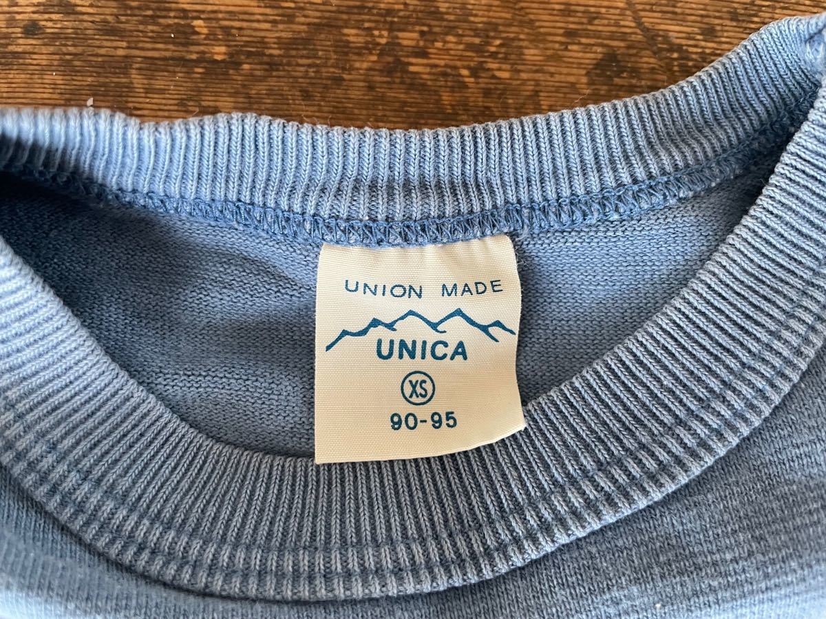 UNICA ユニカ　90 95 バックプリントかっこいい　5部袖　Tシャツ