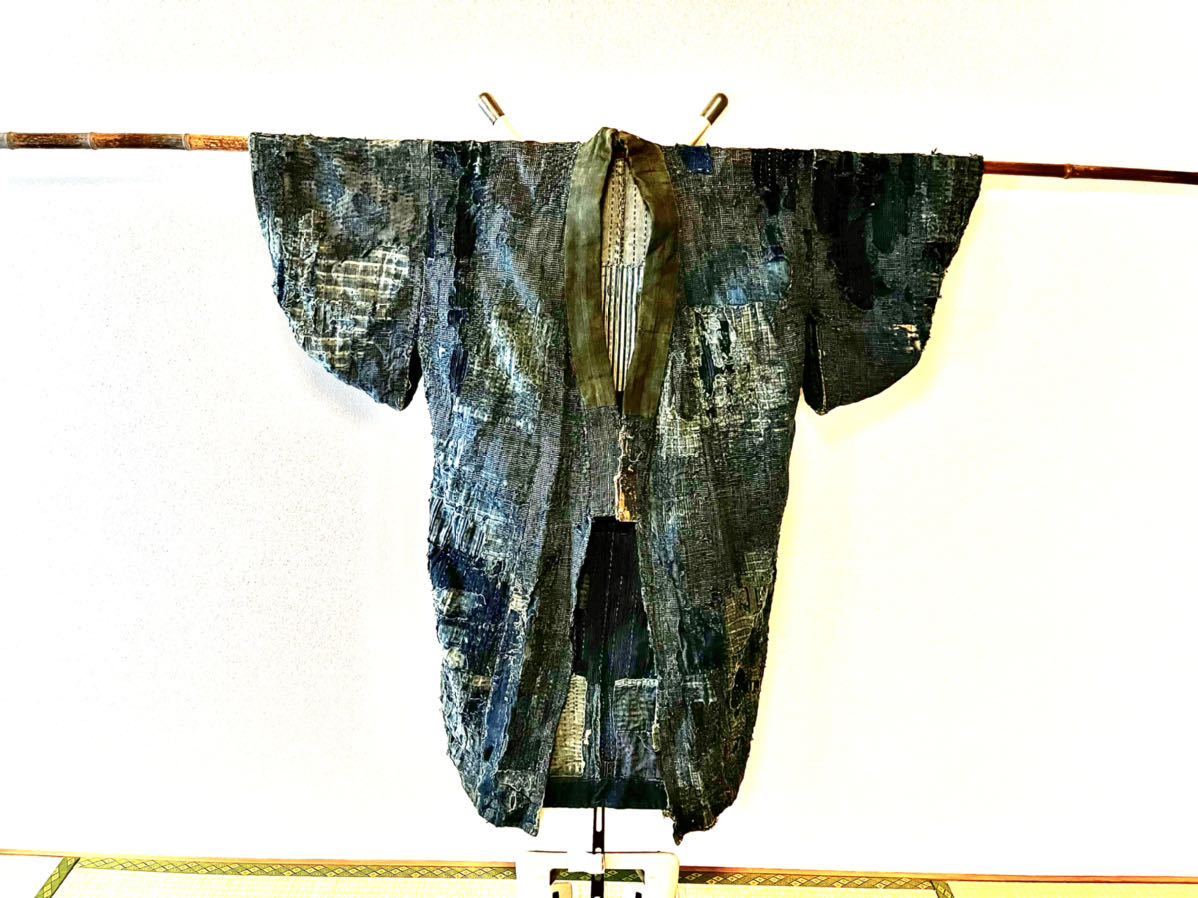 博物館級 襤褸 半纏 BORO kuon KAPITAL ポータークラシック 古布 博物館級 襤褸 半纏 BORO kuon KAPITAL ポータークラシック 古布